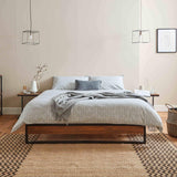 OUTLET-Heeley Metal and Wood bed King - Laura James