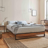 OUTLET-Heeley Metal and Wood bed King - Laura James