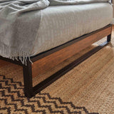 OUTLET-Heeley Metal and Wood bed King - Laura James