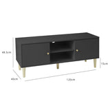 Iliana TV Unit - charcoal grey - Laura James
