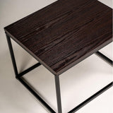 Jay side table - walnut and black - Laura James