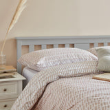 OUTLET-Lisa King Wooden Bed - Grey - Laura James