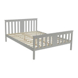 OUTLET-Lisa King Wooden Bed - Grey - Laura James