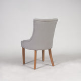 Outlet - Louis dining chairs - set of 2 - oatmeal and light wood - Laura James