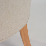 Outlet - Louis dining chairs - set of 2 - oatmeal and light wood - Laura James