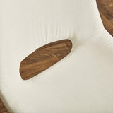 Margot dining chairs x2 - cream and black - Laura James