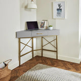 Marie corner desk - grey - Laura James