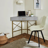 Marie corner desk - grey - Laura James