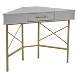 Marie corner desk - grey - Laura James