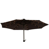 Outlet - Premium Round 2.7M Parasol - Grey - Laura James