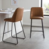 Sheffield bar stool - tan - Laura James