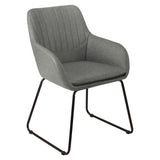 Outlet - Sheffield Office Chair - Grey - Faux Leather - Laura James