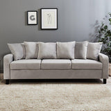 Outlet – Tracy 3 seater sofa - grey velvet - Laura James