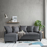 Corner Sofa - Left & Right Side - Grey - Laura James