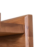 Willow Wooden Coat Hook with Shelf - Oak