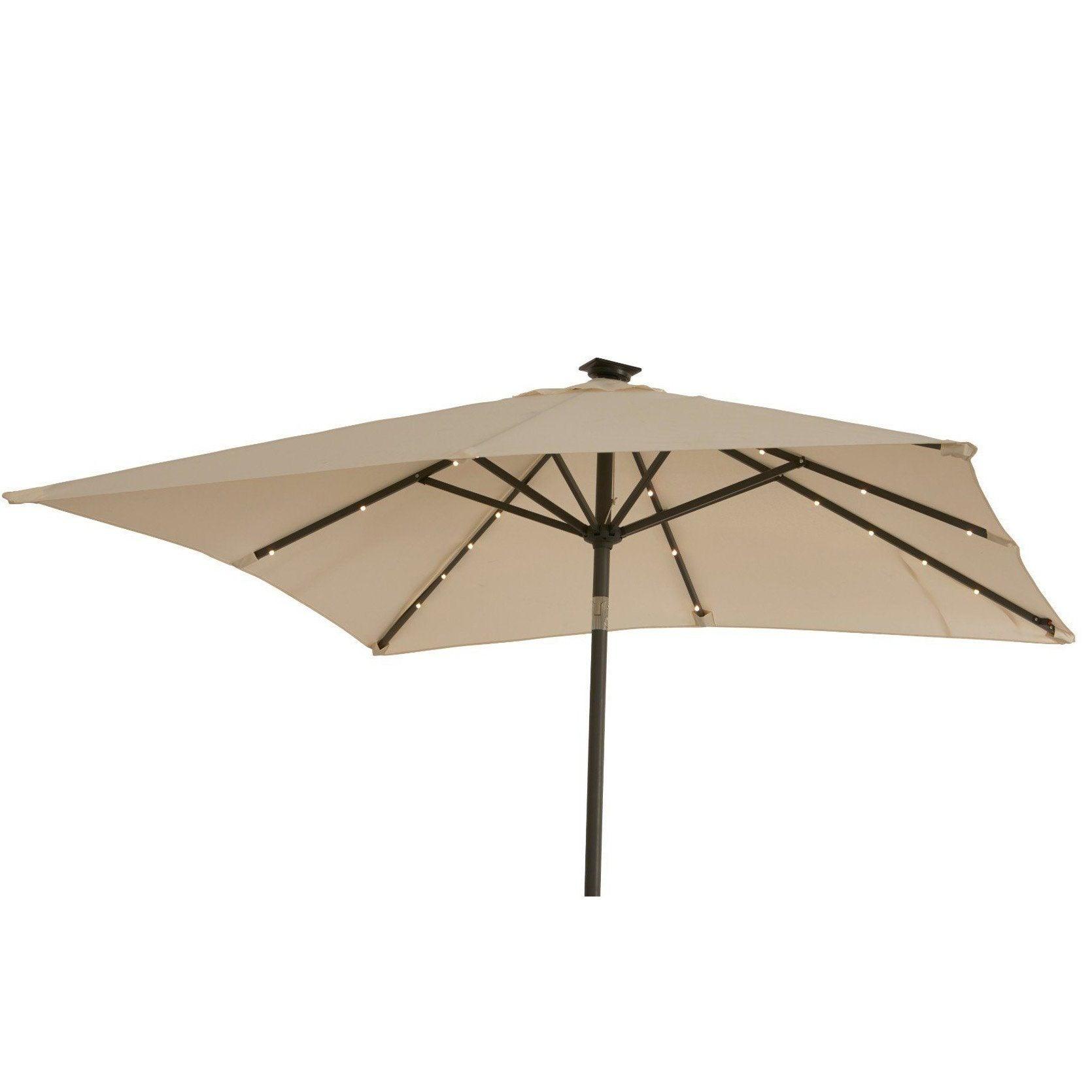 LED Premium Parasol 2x3m Rectangle
