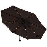 Premium Round 2.7m Parasol - Grey - Laura James