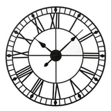 Riseley 80cm Metal Skeleton Wall Clock - Black - Laura James