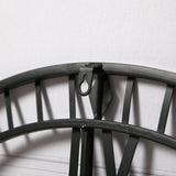 Riseley 80cm Metal Skeleton Wall Clock - Black - Laura James
