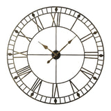 Skeleton Clock – Black and Gold – 100cm - Laura James