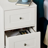 Stevie Shaker Style Bedside White - Laura James