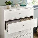 Stevie 4 Drawer Chest of Drawers white - Laura James