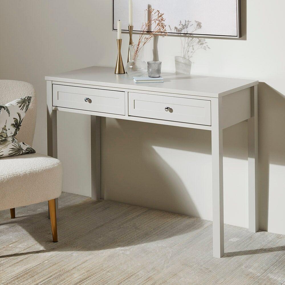 Stevie Dressing Table - Grey - Laura James Stevie Dressing Table - Grey - Laura James