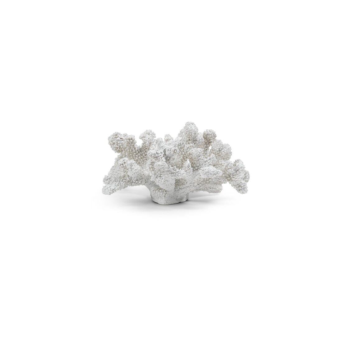 Thurnham 12cm Coral Polyresin Ornament - White - Laura James