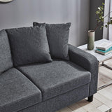 Tracy 2 seater sofa - grey linen - Laura James