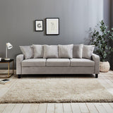 Tracy 3 seater sofa - grey velvet - Laura James