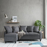 Corner Sofa - Left & Right Side - Grey - Laura James