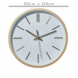 Wall clock - gold - Laura James