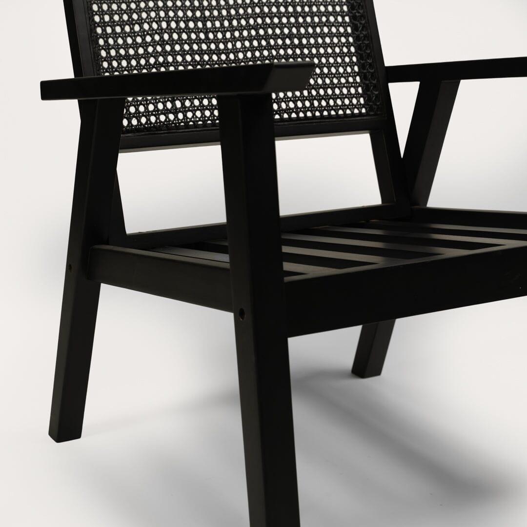 Willow Armchair Stained Black - Laura James