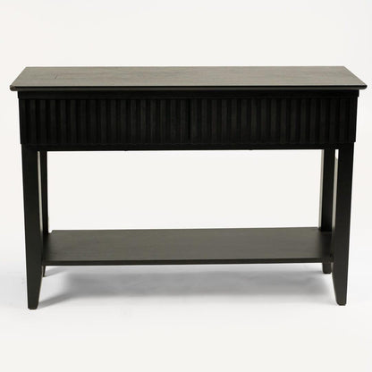 Willow Console Table Stained Black - Laura James