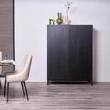 Willow Tall Cabinet Black - Laura James