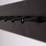 Willow Wooden Coat Rack - Black - Laura James
