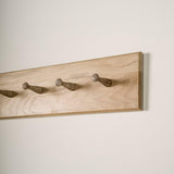 Willow Wooden Coat Rack - Whitewash